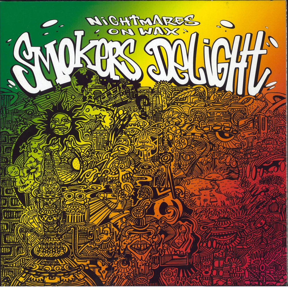 Nightmares On Wax Smokers Delight - 180gm UK 2-LP vinyl record set (Double LP Album) WARPLP36R