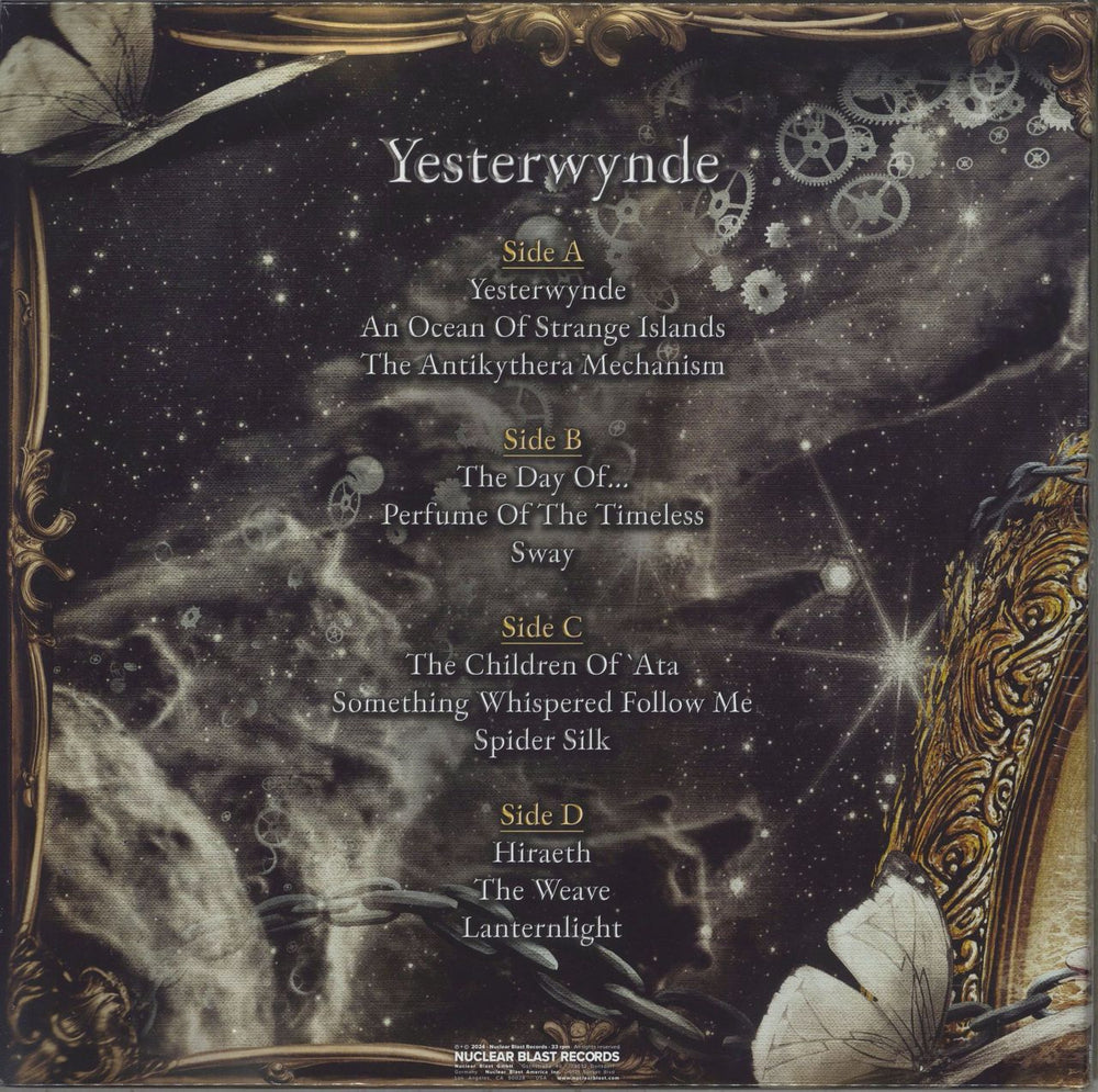 Nightwish Yesterwynde - Black Vinyl - Sealed UK 2-LP vinyl record set (Double LP Album) 4065629725440