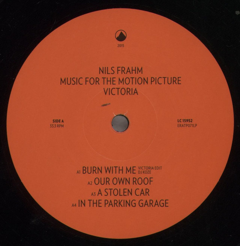 Nils Frahm Victoria [Original Soundtrack] UK vinyl LP album (LP record) OZ5LPVI856987