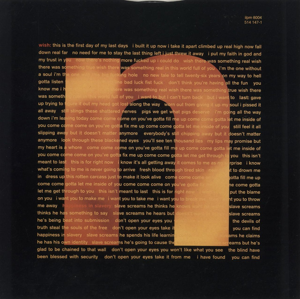 Nine Inch Nails Broken + 7" UK vinyl LP album (LP record) Deleted