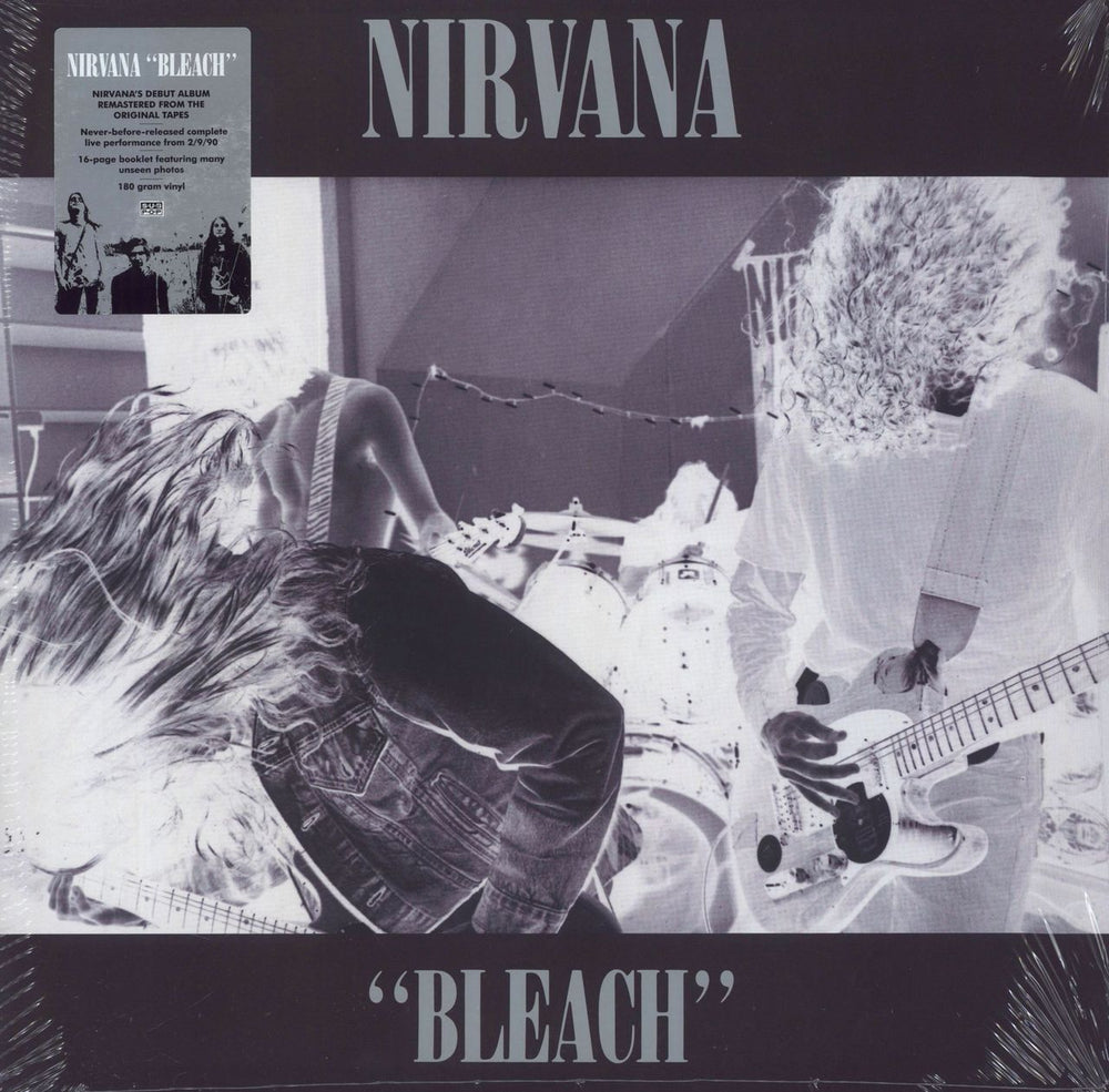 Nirvana (US) Bleach - Deluxe Edition Remastered 180 Gram - Sealed US 2-LP vinyl record set (Double LP Album) SP834