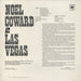 Noël Coward At Las Vegas UK vinyl LP album (LP record)