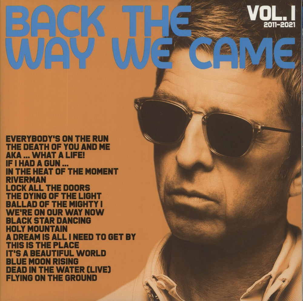 Noel Gallagher Back The Way We Came Vol. 1 - RSD21 - Yellow/Black Vinyl UK 2-LP vinyl record set (Double LP Album) JDNCLP57RSD