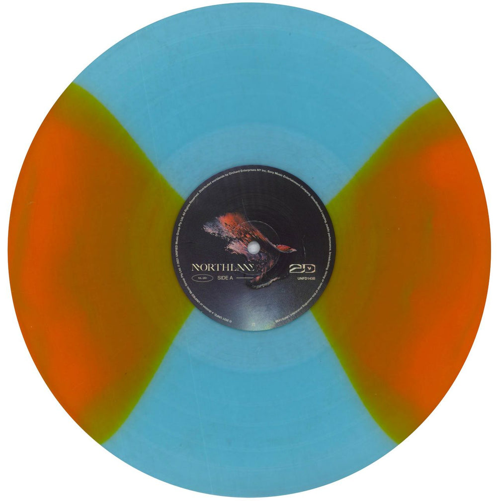 Northlane 2D - Blue and Orange Butterfly Vinyl Australian 12" vinyl single (12 inch record / Maxi-single) OQ512DB839495