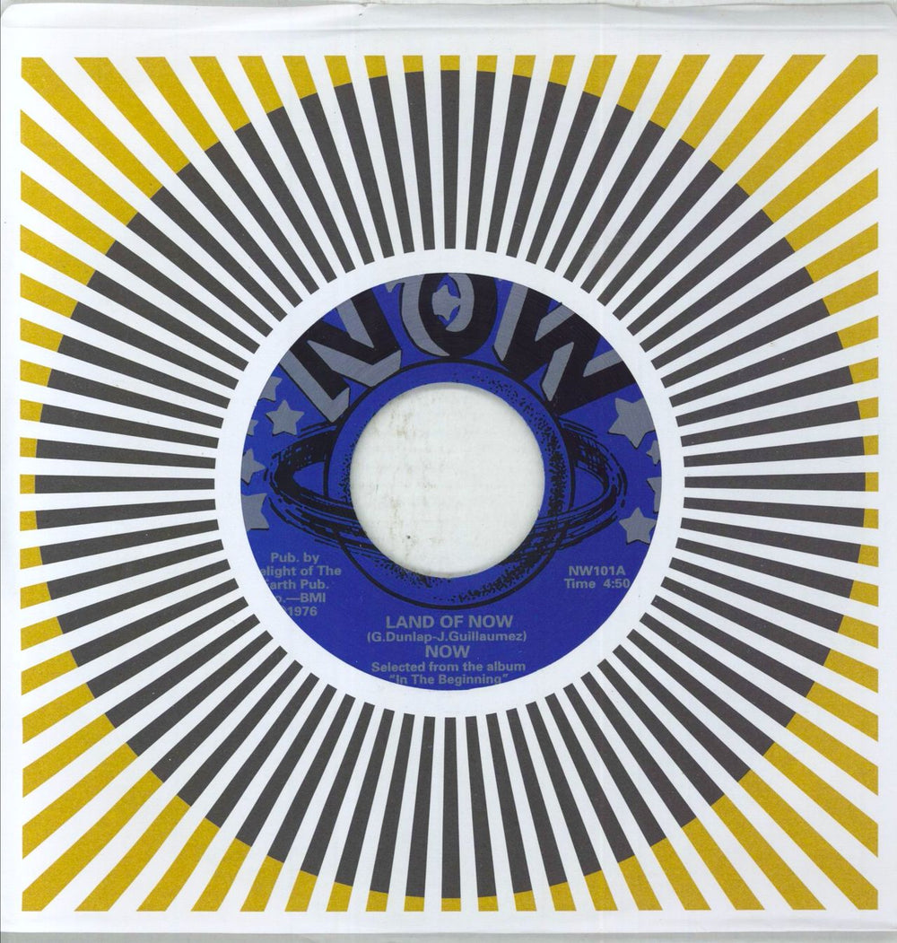 Now Lovin' You Is Easy US 7" vinyl single (7 inch record / 45) NUM045.25