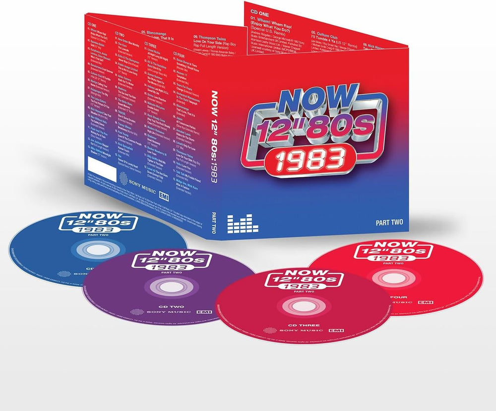 Now That's What I Call Music NOW 12" 80s 1983 - Part Two - Sealed UK 4-CD album set CDNOW1283P2