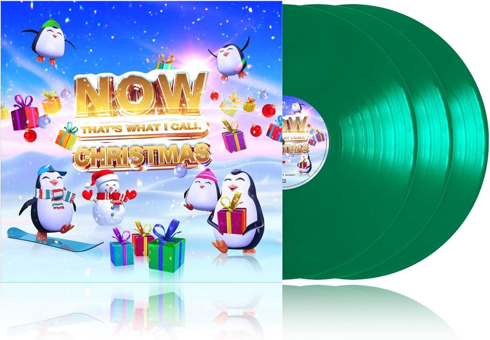 Now That's What I Call Music NOW That's What I Call Christmas - Green Vinyl - Sealed UK 3-LP vinyl record set (Triple LP Album) LPNNNOW151