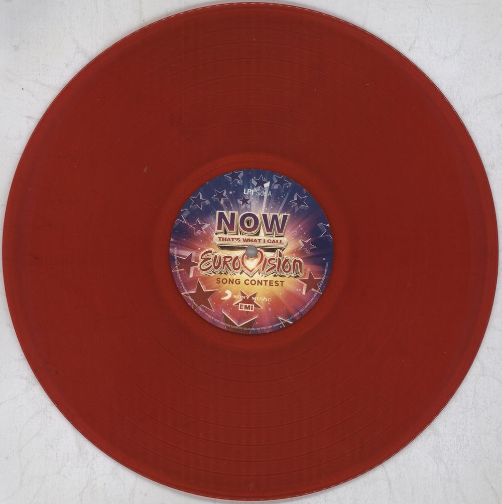 Now That's What I Call Music Now That's What I Call Eurovision Song Contest - Red & Blue Vinyl UK 2-LP vinyl record set (Double LP Album) N.W2LNO823996