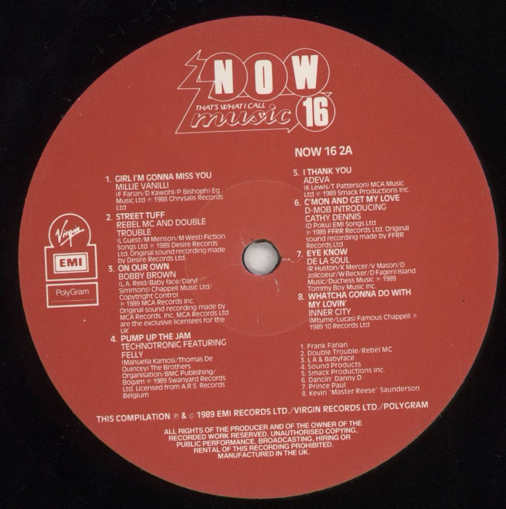 Now That's What I Call Music Now That's What I Call Music 16 - EX UK 2-LP vinyl record set (Double LP Album) N.W2LNO750019