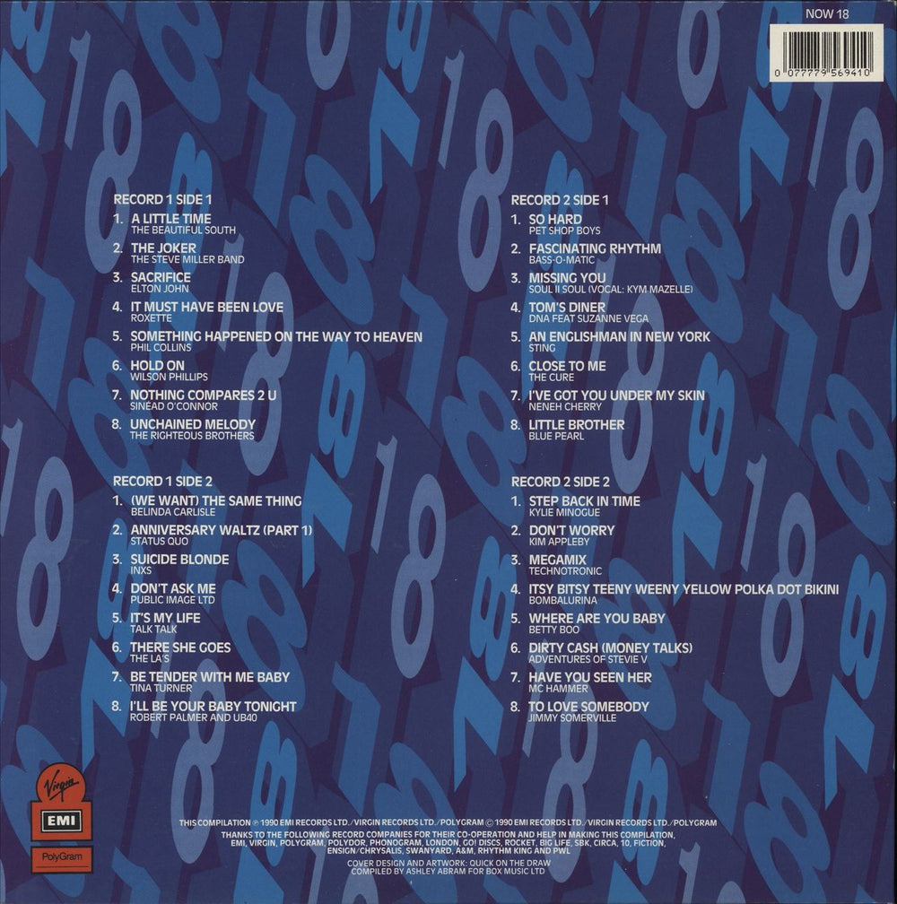 Now That's What I Call Music Now That's What I Call Music 18 - EX UK 2-LP vinyl record set (Double LP Album) 077779569410