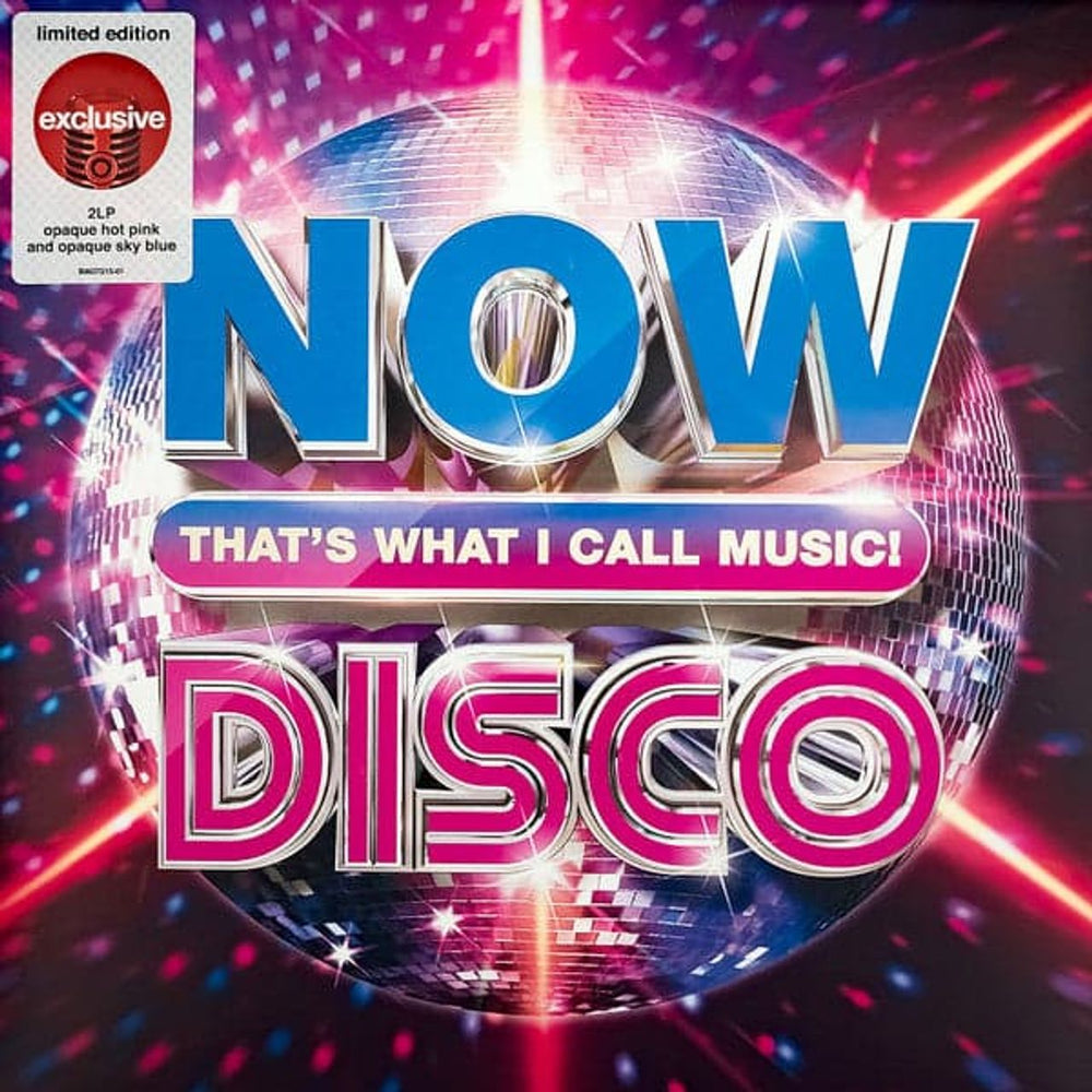 Now That's What I Call Music Now That's What I Call Music! Disco - Hot Pink & Sky Blue Vinyl - Sealed US 2-LP vinyl record set (Double LP Album) B0037215-01