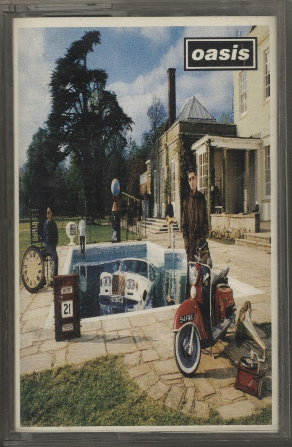 Oasis Be Here Now UK cassette album C-CRE219
