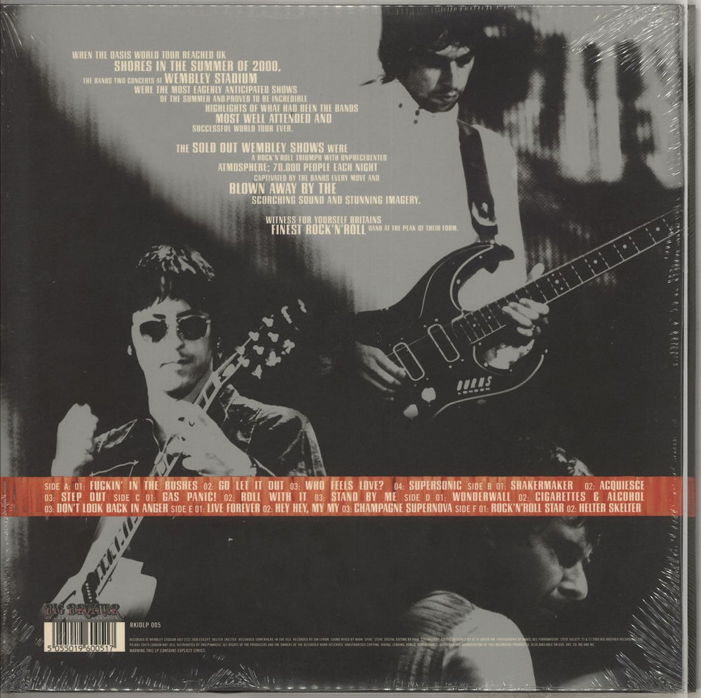 Oasis Familiar To Millions - sealed UK 3-LP vinyl record set (Triple LP Album) OAS3LFA231486