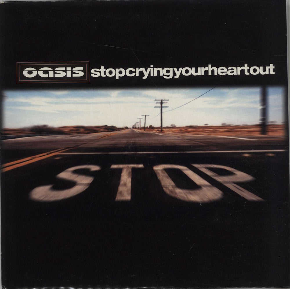 Oasis Stop Crying Your Heart Out UK 7" vinyl single (7 inch record / 45) RKID24