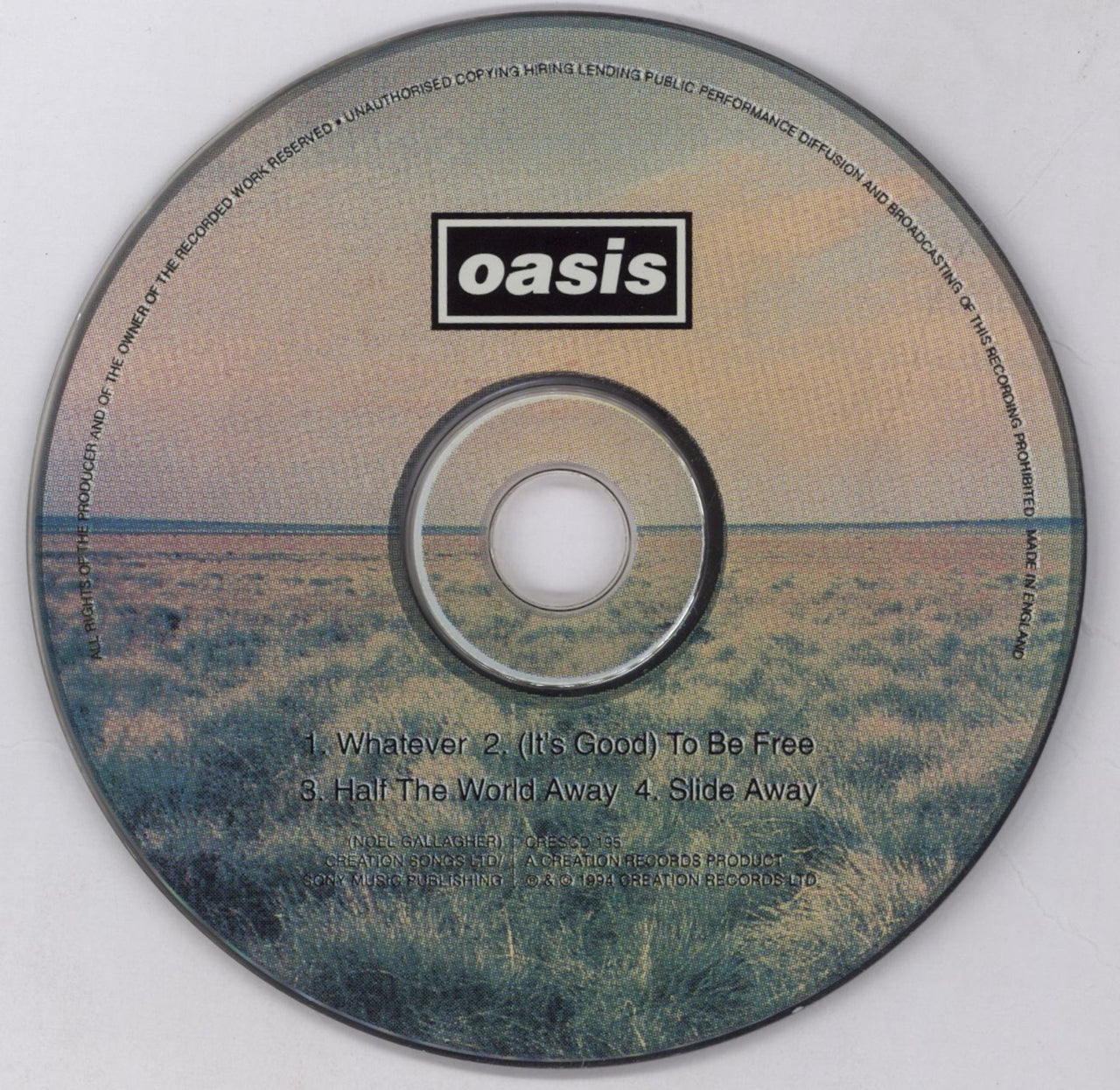 Oasis Whatever - 1st UK CD single (CD5 / 5") OASC5WH73155
