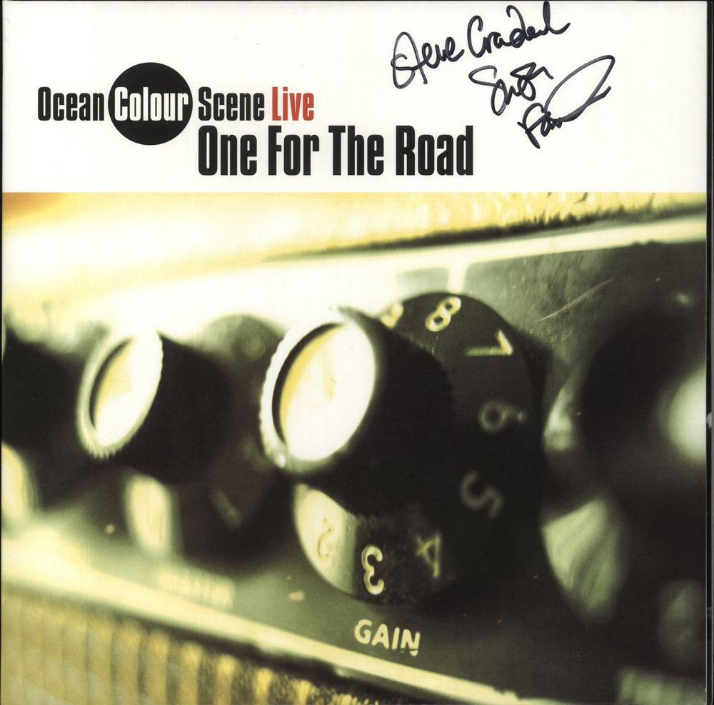Ocean Colour Scene Live - One For The Road - Autographed UK 2-LP vinyl record set (Double LP Album) OSCLPV6
