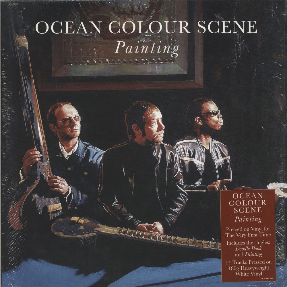 Ocean Colour Scene Painting - 180gm White Vinyl - Opened Shrink + Sticker UK vinyl LP album (LP record) DEMREC940