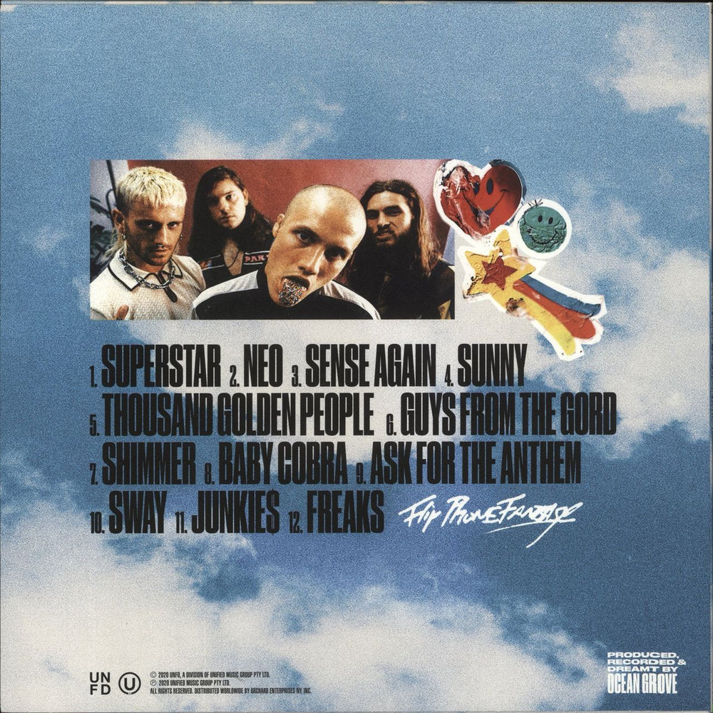 Ocean Grove Flip Phone Fantasy - Red Vinyl Australian vinyl LP album (LP record)