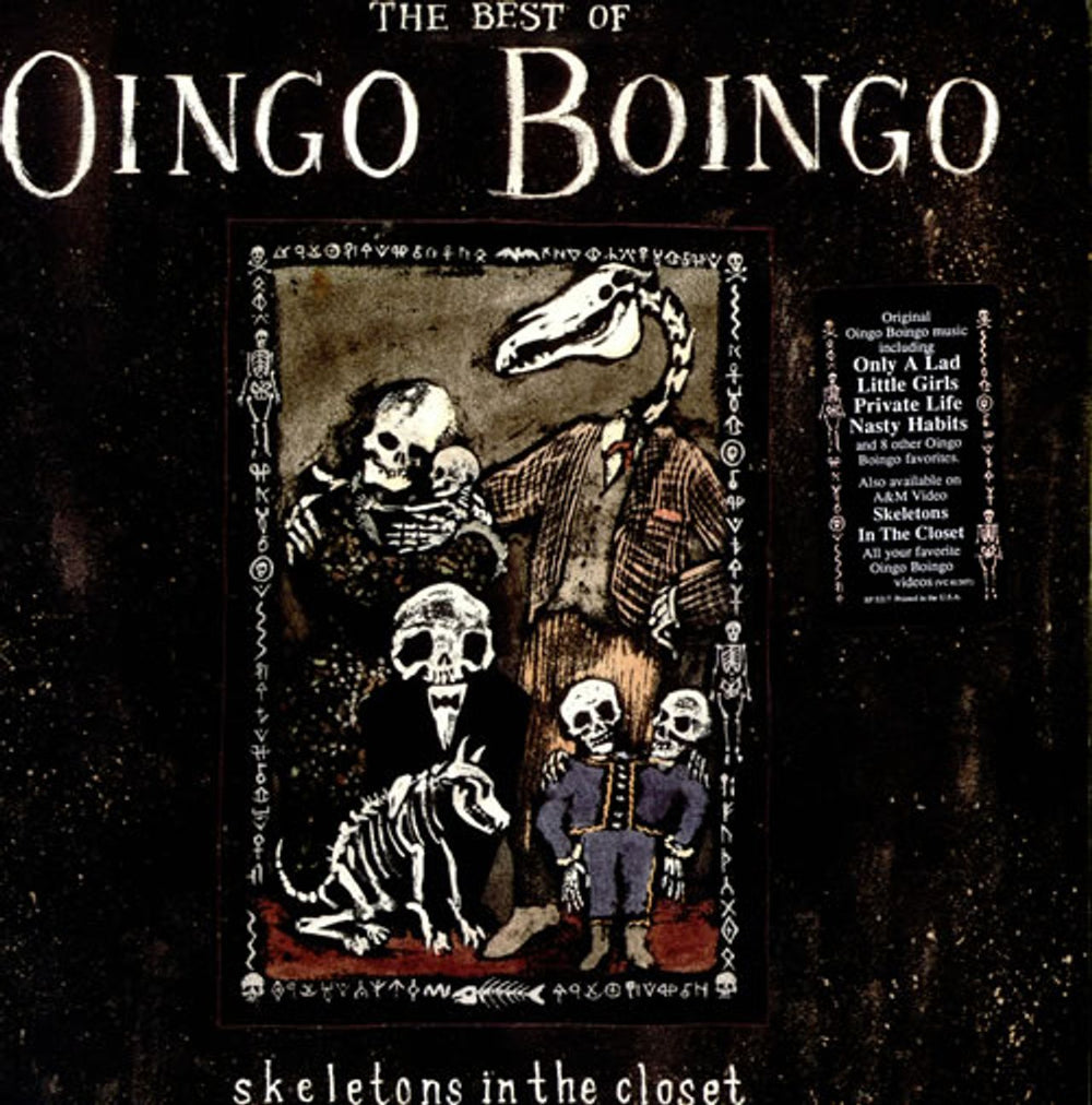 Oingo Boingo Skeletons In The Closet: The Best Of Oingo Boingo US vinyl LP album (LP record) SP-5217