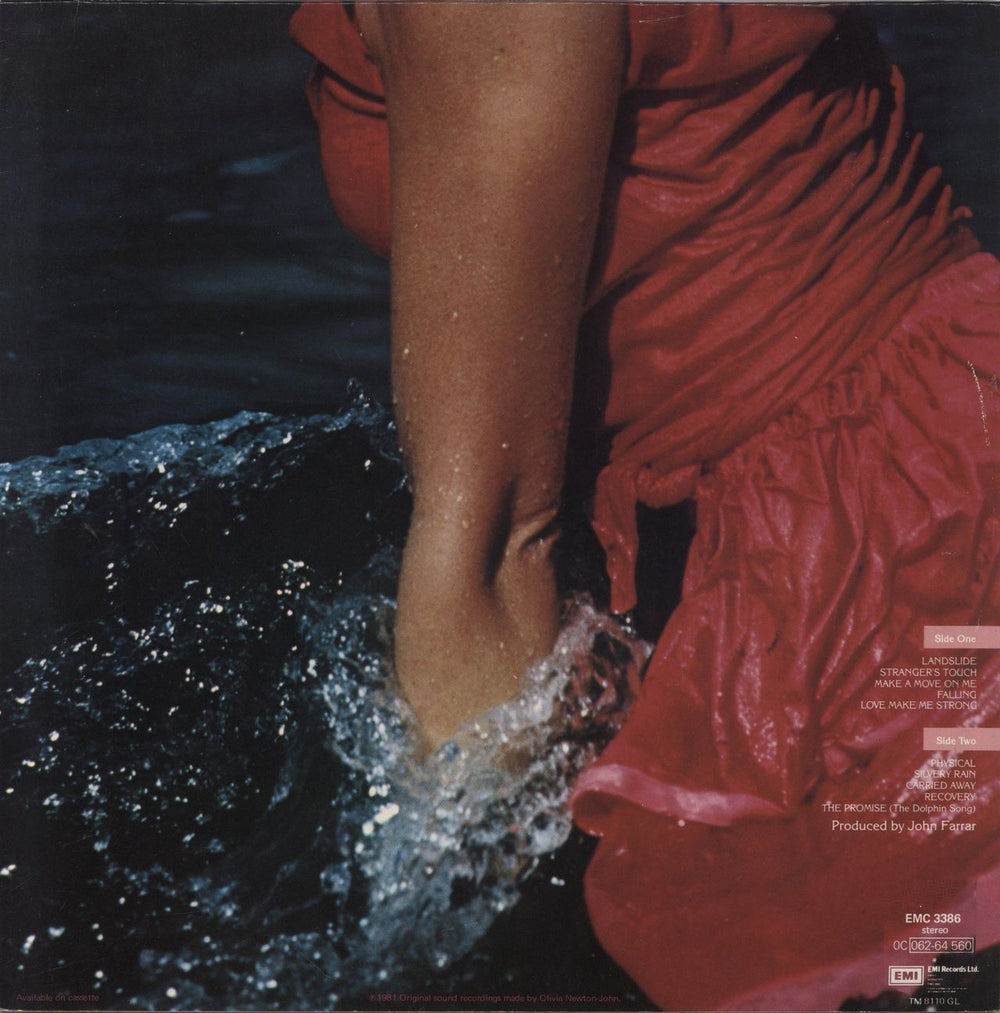 Olivia Newton John Physical UK vinyl LP album (LP record)