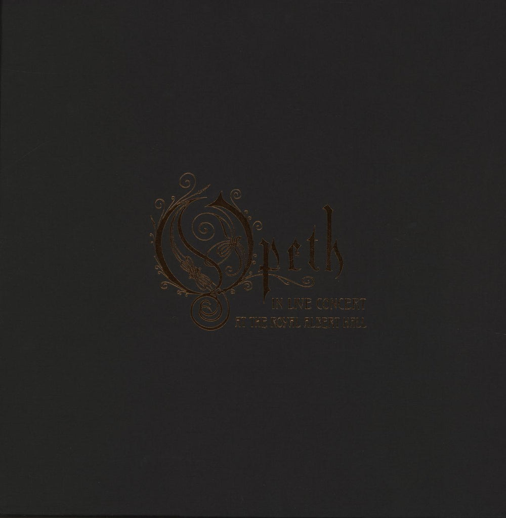 Opeth In Live Concert At The Royal Albert Hall US Vinyl Box Set RR0919-9