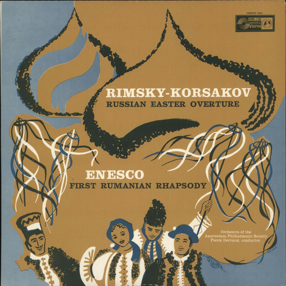 Orchestra Of The Amsterdam Philharmonic Society Enesco: Rumanian Rhapsody No. 1 in A Minor / Rimsky-Korsakov: Russian Easter Festival Overture UK 10" vinyl single (10 inch record) SMSC178