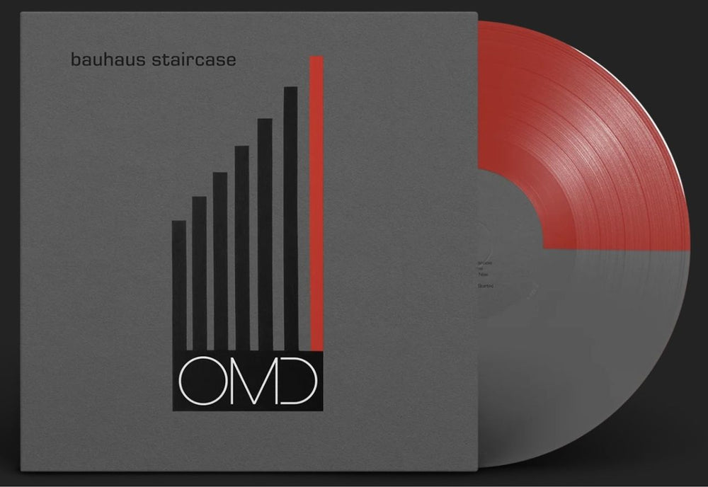 Orchestral Manoeuvres In The Dark Bauhaus Staircase - Split Red & Grey Vinyl - Sealed UK vinyl LP album (LP record) 100LP138S