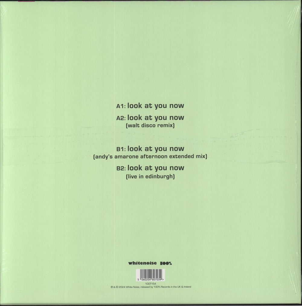 Orchestral Manoeuvres In The Dark Look At You Now - Pink Vinyl - Sealed UK 12" vinyl single (12 inch record / Maxi-single) 5060204807039