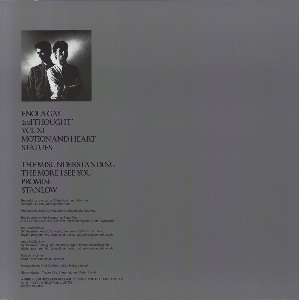 Orchestral Manoeuvres In The Dark Organisation - Half Speed Master UK vinyl LP album (LP record)