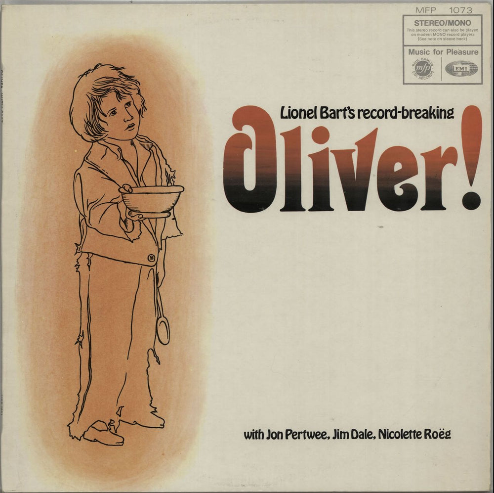 Original Cast Recording Oliver! UK vinyl LP album (LP record) MFP1073