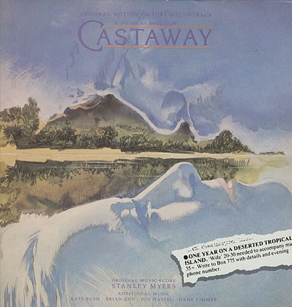 Original Soundtrack Castaway UK vinyl LP album (LP record) EMC3529