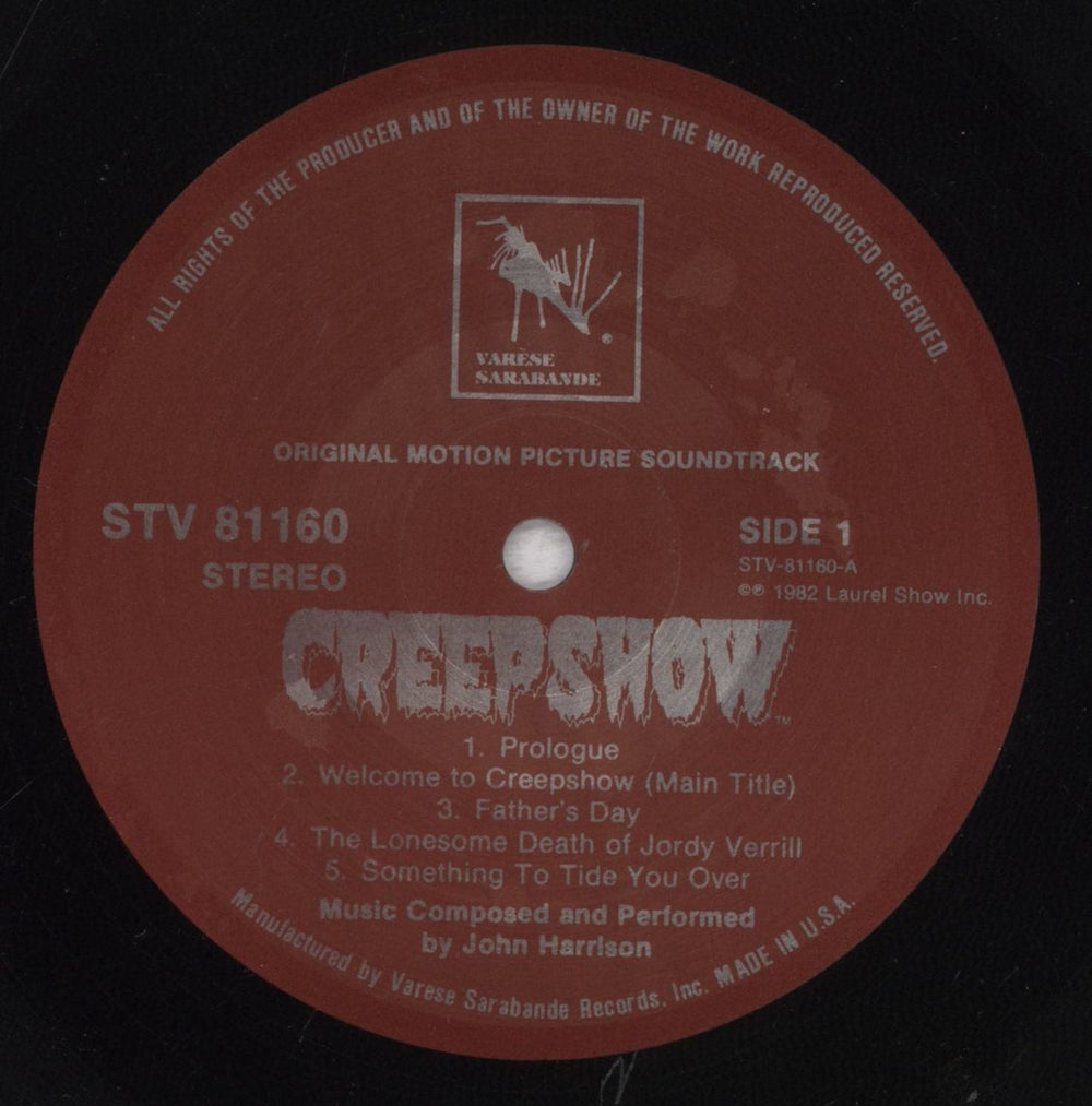 Original Soundtrack Creepshow - Shrink US vinyl LP album (LP record) OSTLPCR834645