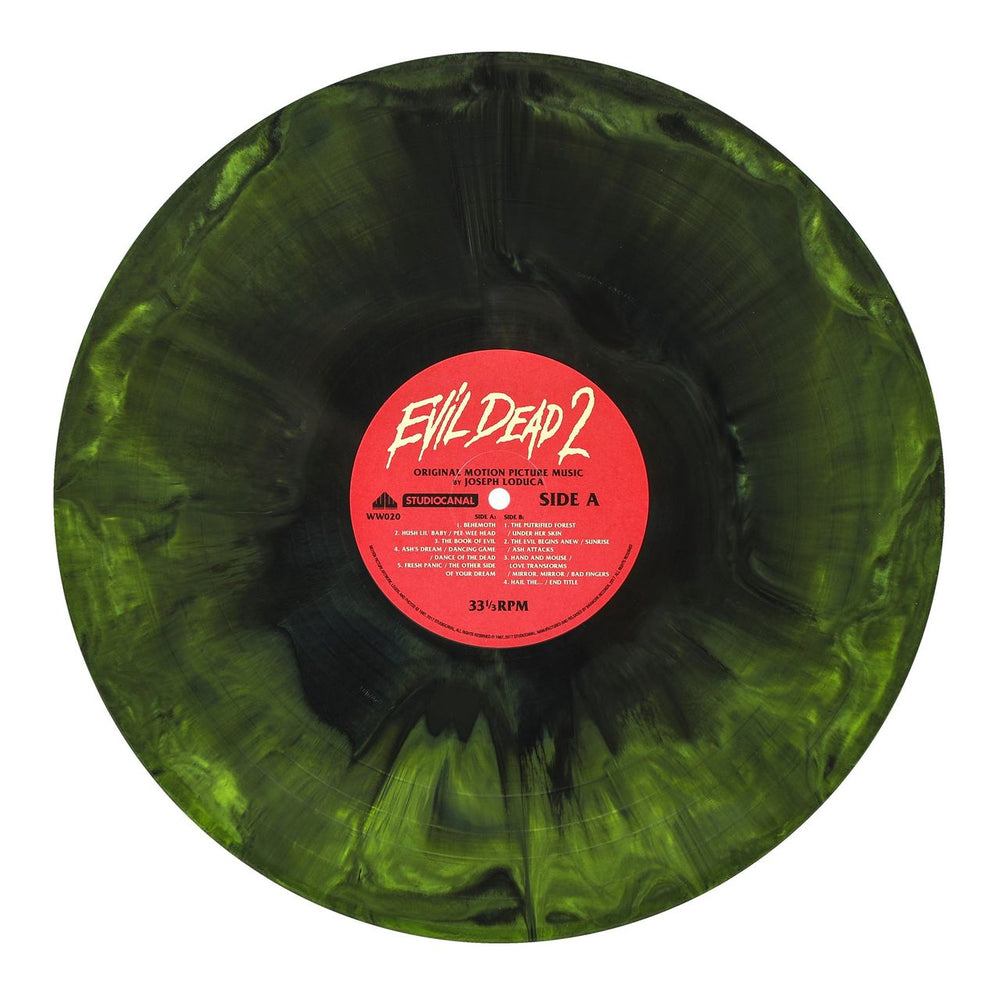 Original Soundtrack Evil Dead 2 - Evil In The Woods Variant Hand-Poured Black & Green Vinyl - Sealed US vinyl LP album (LP record) 850053152719