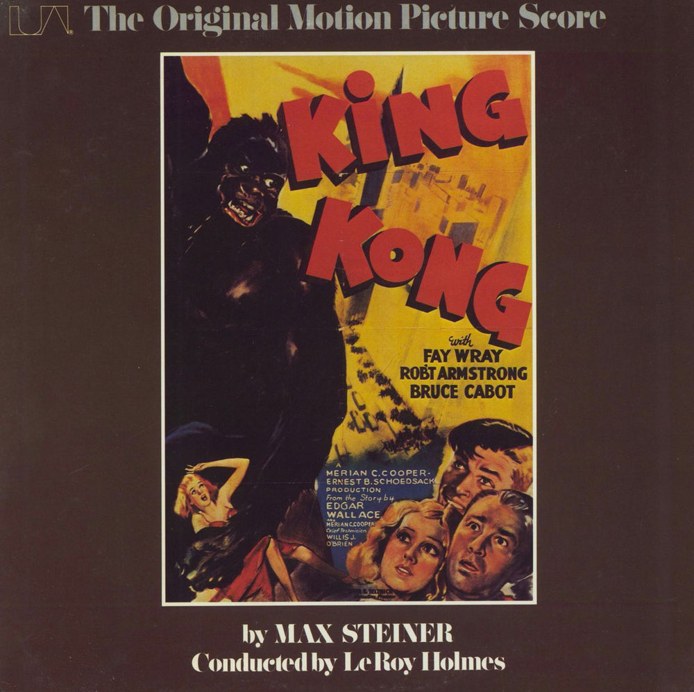 Original Soundtrack King Kong US vinyl LP album (LP record) UA-LA373-G