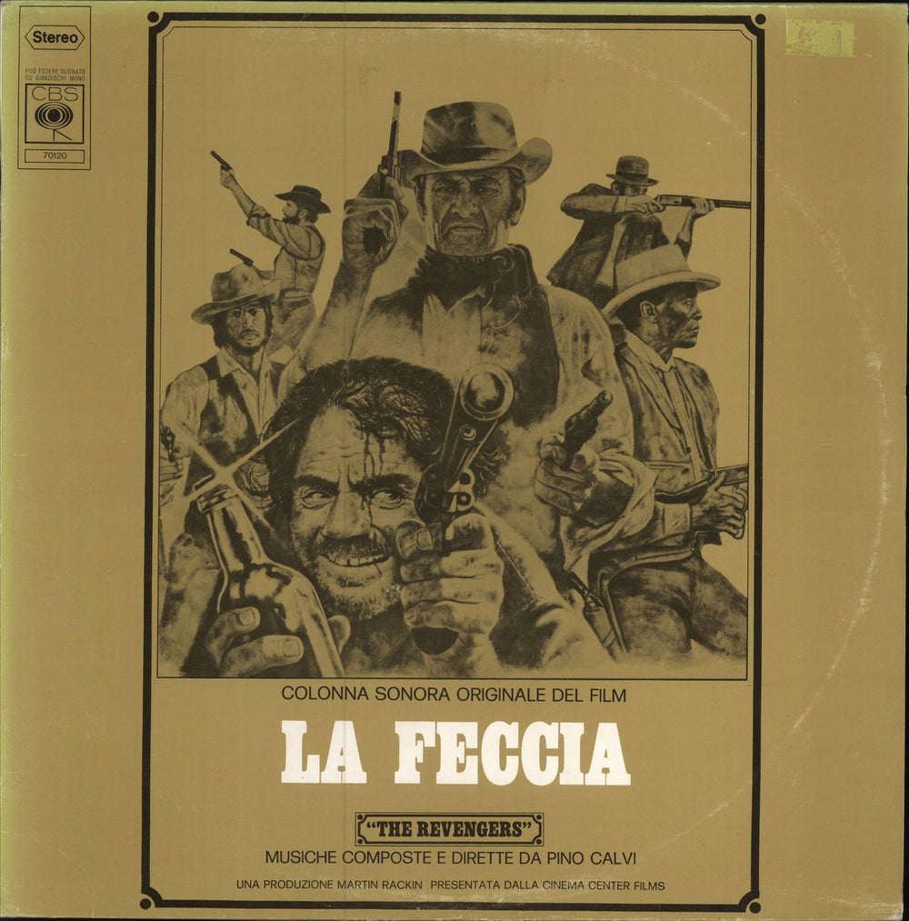 Original Soundtrack La Feccia - The Revengers Italian vinyl LP album (LP record) S70120