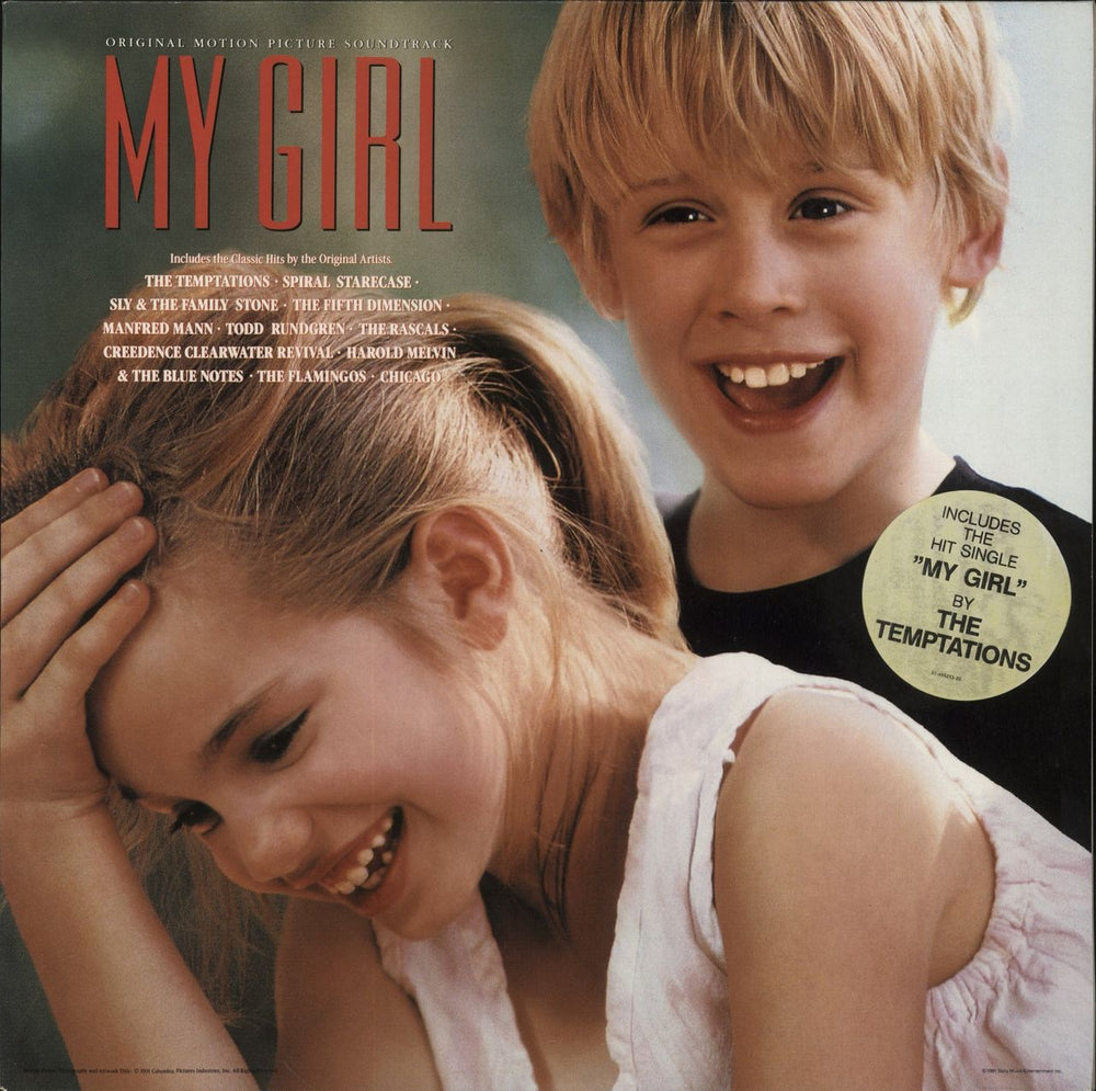 Original Soundtrack My Girl UK vinyl LP album (LP record) EPC4692131