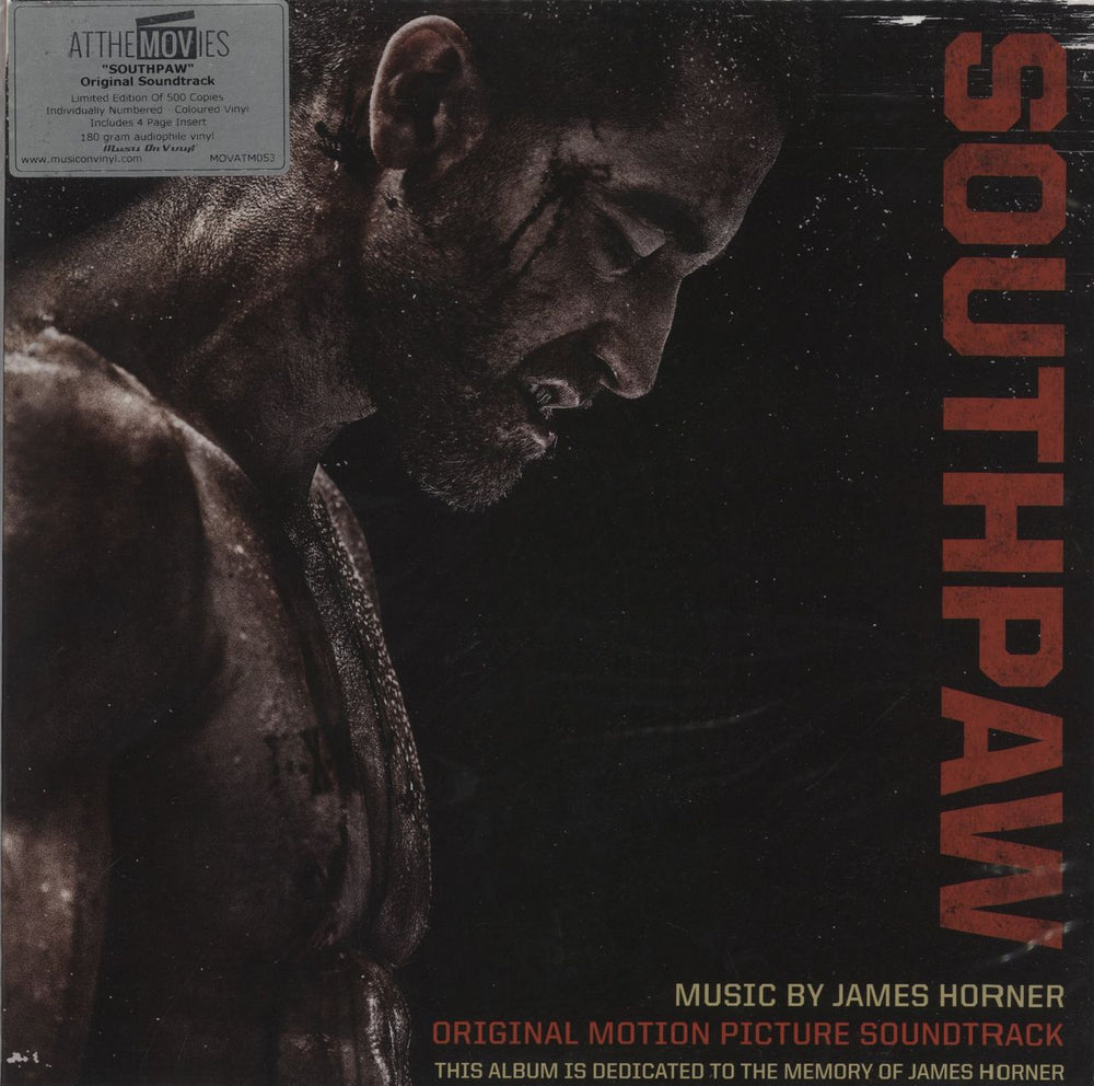 Original Soundtrack Southpaw - Red Vinyl Dutch vinyl LP album (LP record) MOVATM053