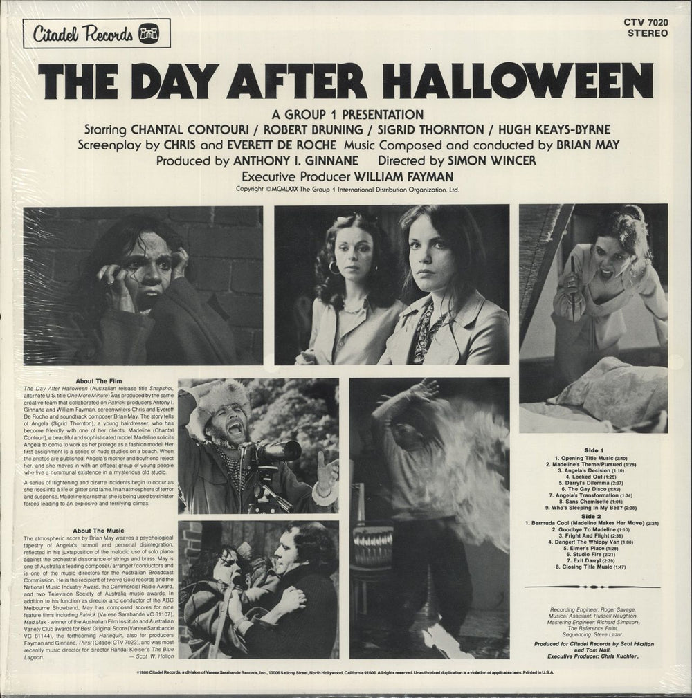 Original Soundtrack The Day After Halloween US vinyl LP album (LP record)