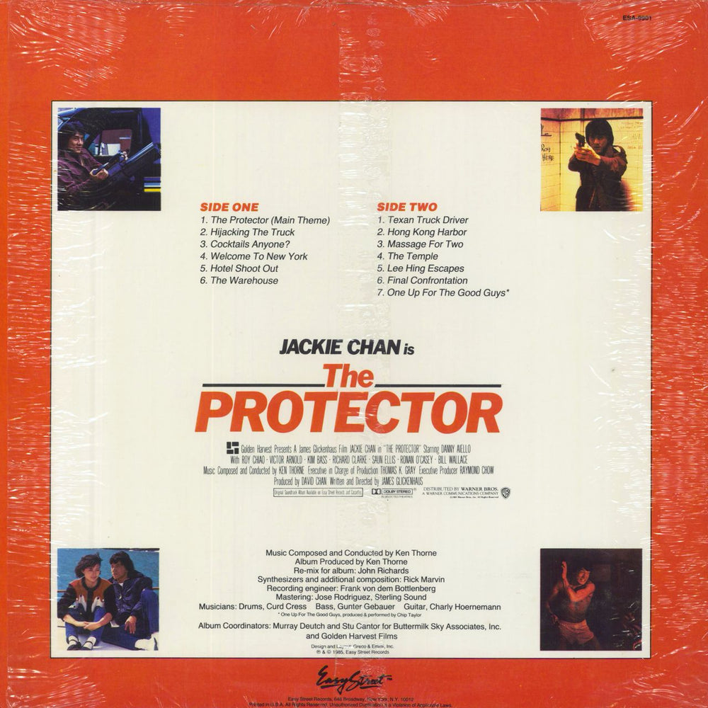 Original Soundtrack The Protector US vinyl LP album (LP record)