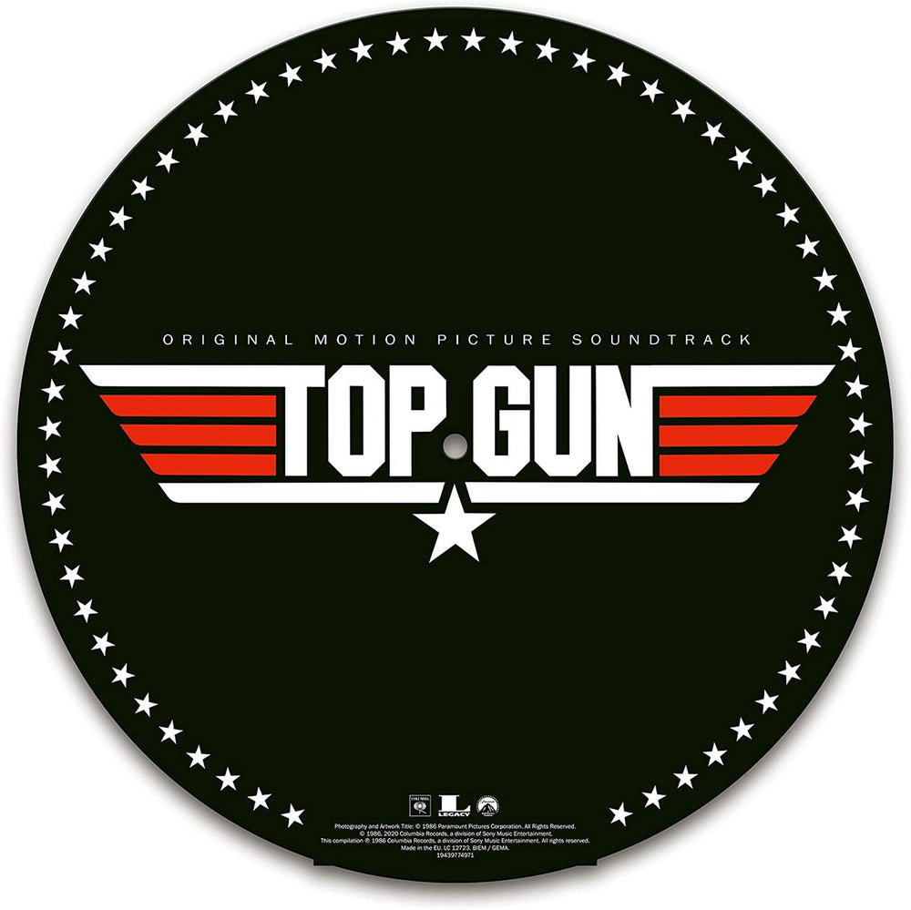 Original Soundtrack Top Gun - Picture Disc Edition - Sealed UK picture disc LP (vinyl picture disc album) 194397749717