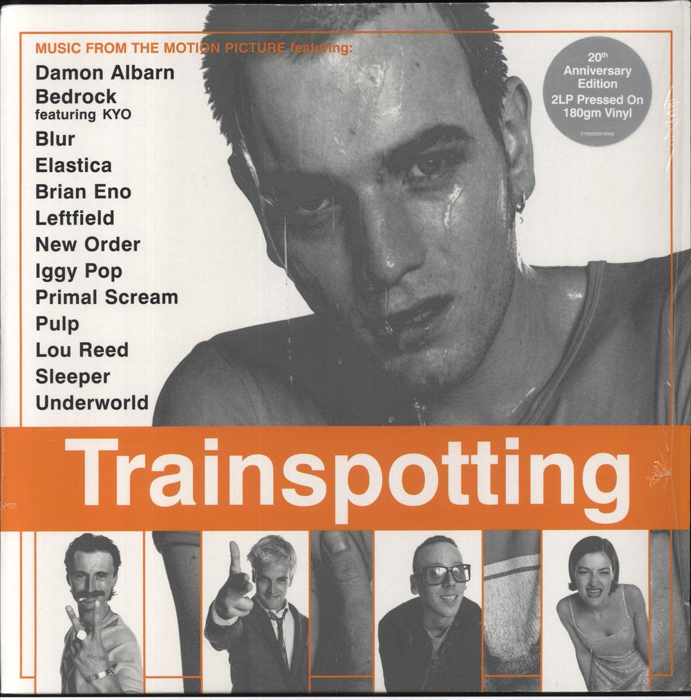 Original Soundtrack Trainspotting - 180 Gram Vinyl - Shrink UK 2-LP vinyl record set (Double LP Album) 0190295919948