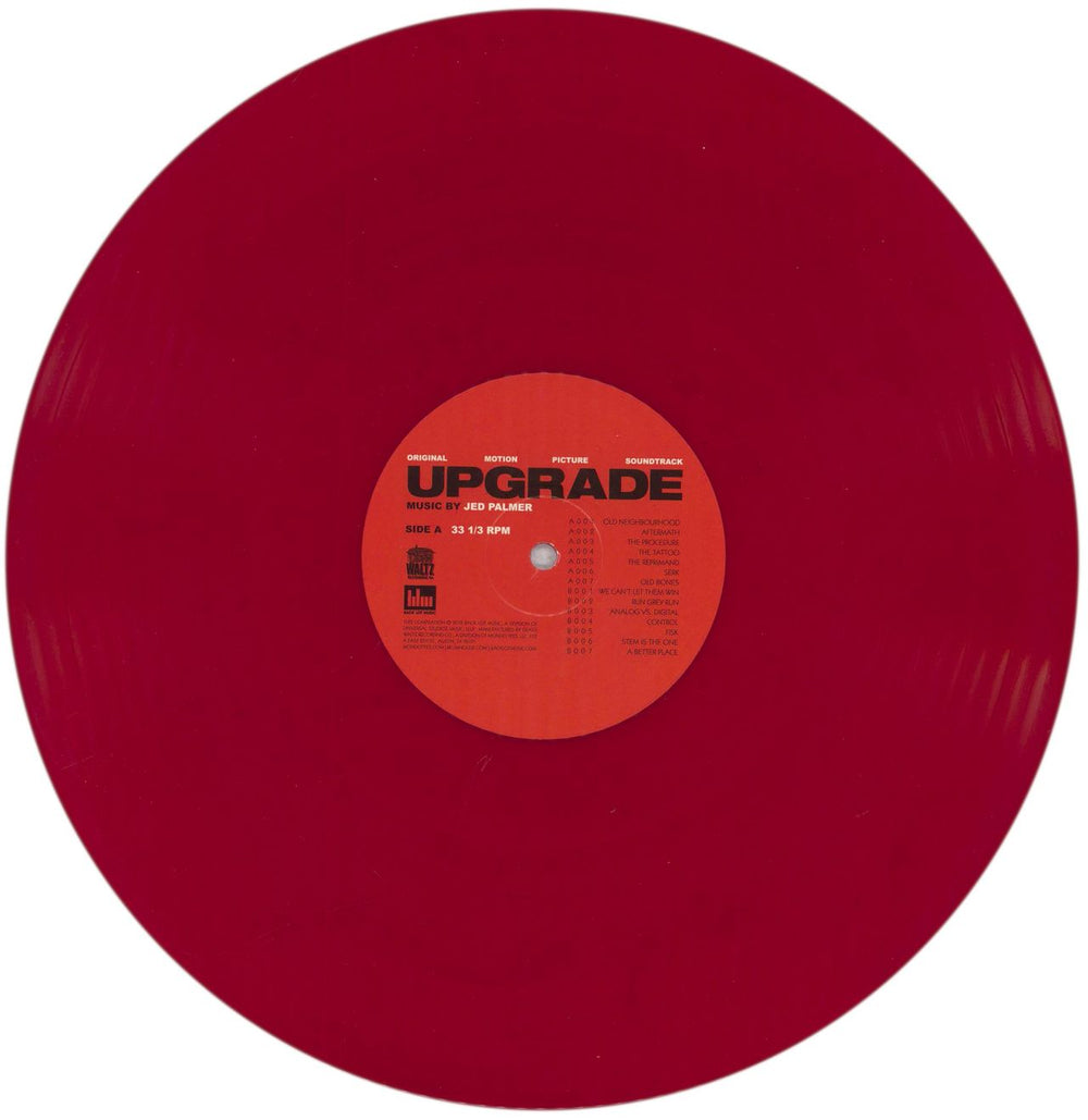 Original Soundtrack Upgrade - 180g Red Translucent Vinyl US vinyl LP album (LP record) OSTLPUP847400