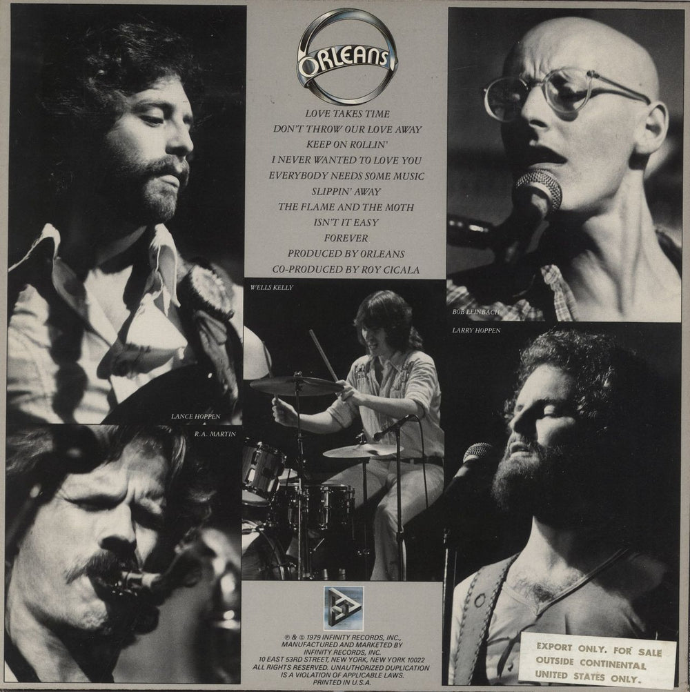Orleans Forever US vinyl LP album (LP record)