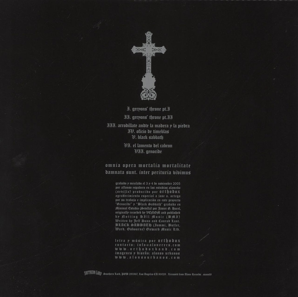 Orthodox Gran Poder US 2-LP vinyl record set (Double LP Album)