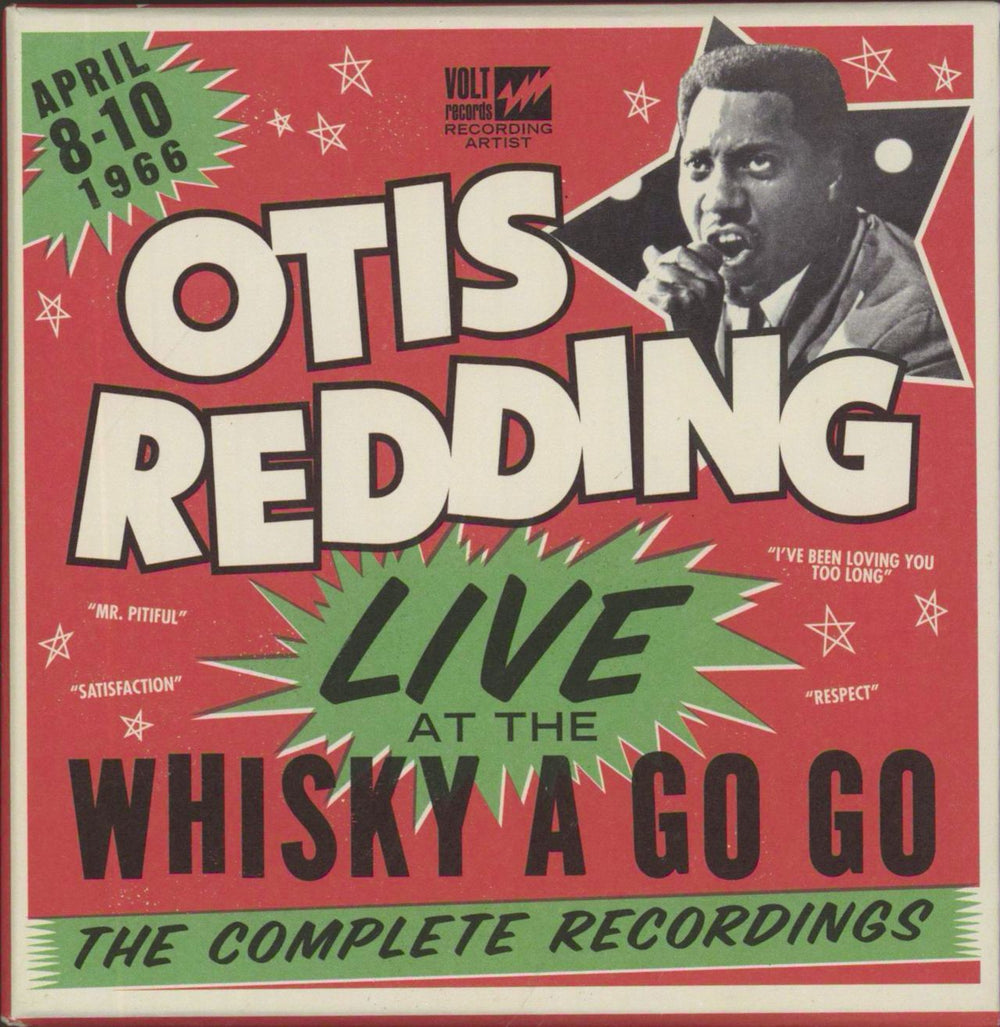 Otis Redding Live At The Whisky A Go Go (The Complete Recordings) UK CD Album Box Set STX-39646-02