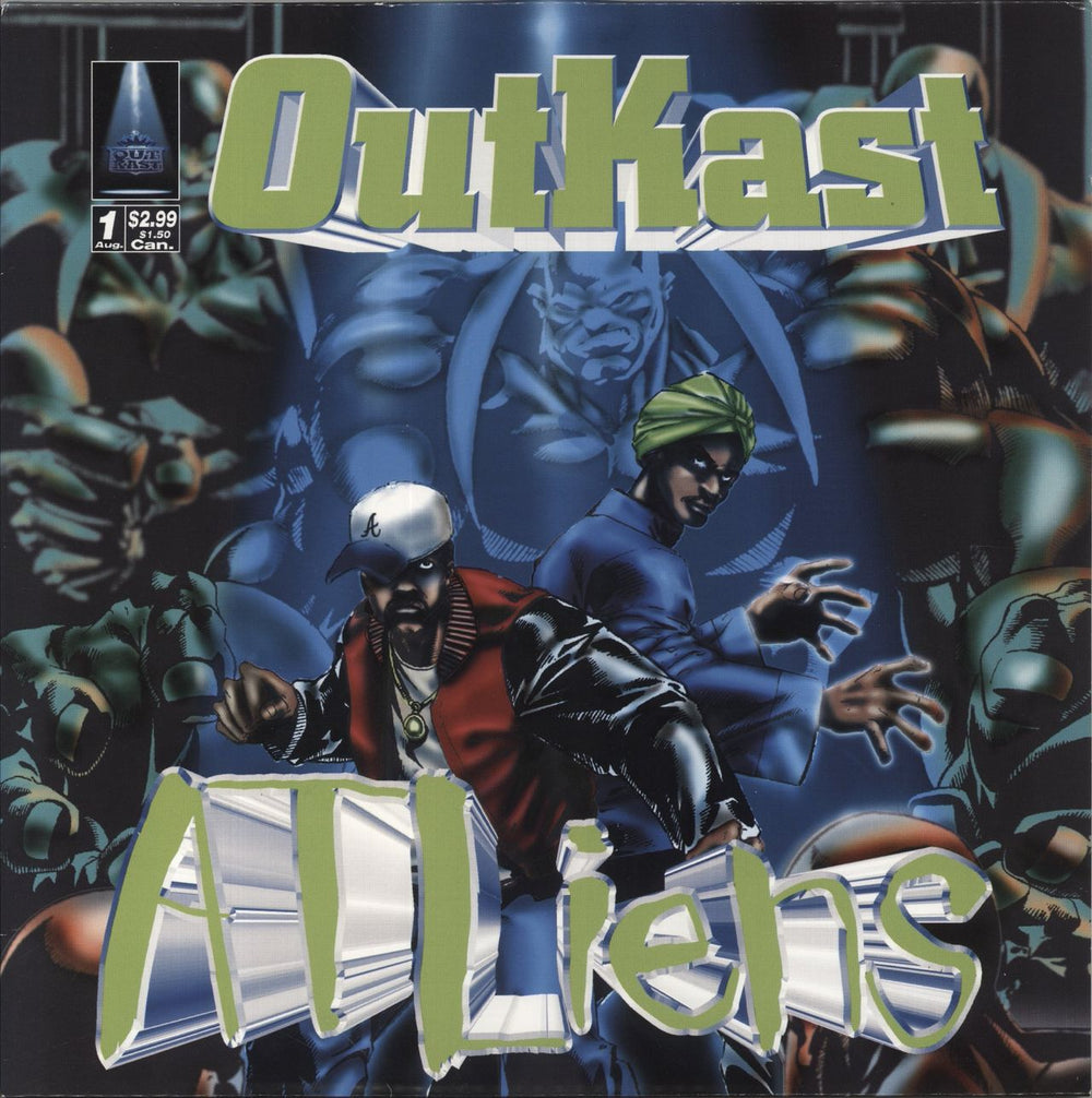 Outkast ATLiens US 2-LP vinyl record set (Double LP Album) 73008-26029-1