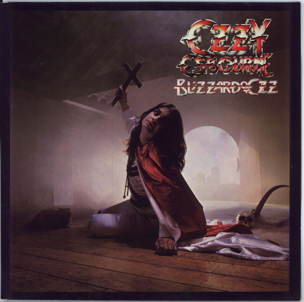 Ozzy Osbourne Blizzard Of Ozz + Insert UK vinyl LP album (LP record) 4504531