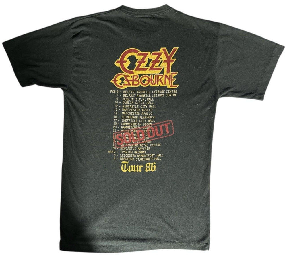 Ozzy Osbourne The Ultimate Sin '86 - Vintage Original UK t-shirt