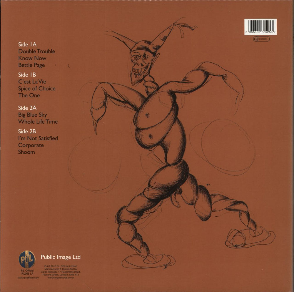 P.I.L. What The World Needs Now... - Blue Vinyl UK 2-LP vinyl record set (Double LP Album) 5060446123249