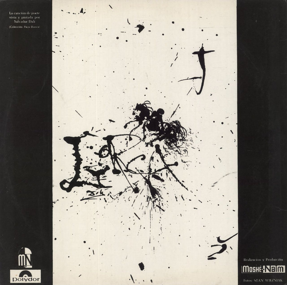 Paco Ibañez Poemas De Federico Garcia Lorca Y Luis De Gongora Spanish vinyl LP album (LP record)